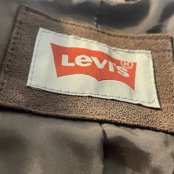Levi’s Genuine Leather Brown Biker/Mojo Jacket - Picture 6 of 12